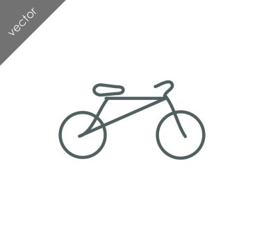 Bisiklet basit simgesi