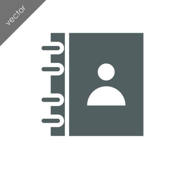 Telefon rehberi simgesi.