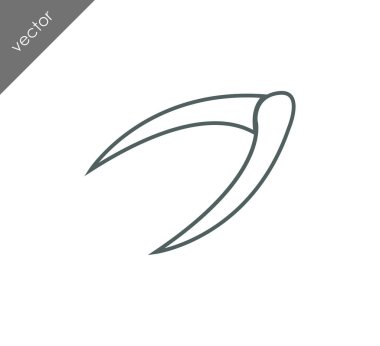 cımbız düz simgesi