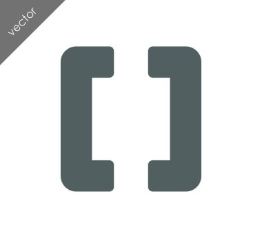 Köşeli ayraç simgesi kodlama