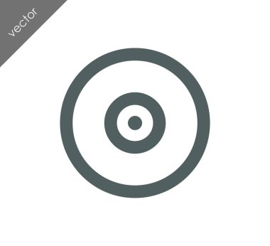 CD disk simgesine
