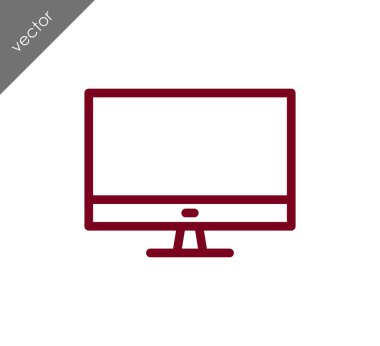 flat monitör simgesini