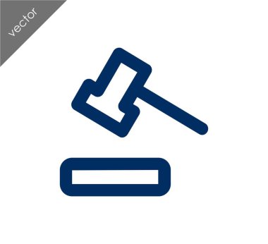 açık artırma çekiç simgesi