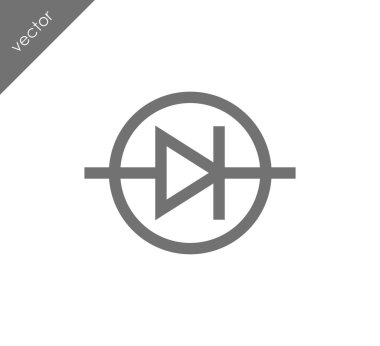 Diyot elektriksel simgenin simgesi