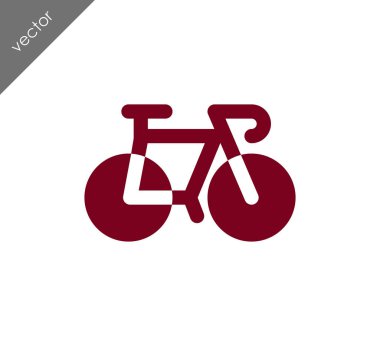 Bisiklet basit simgesi