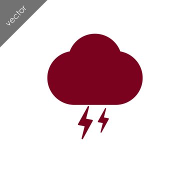 Fırtına bulutu simgesi