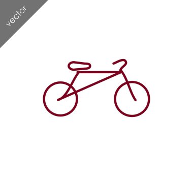 Bisiklet basit simgesi