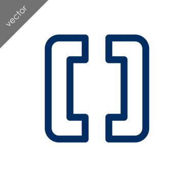 Köşeli ayraç simgesi kodlama