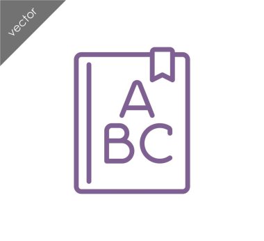 Alfabe kitap simgesi