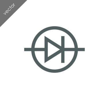 Diyot elektriksel simgenin simgesi