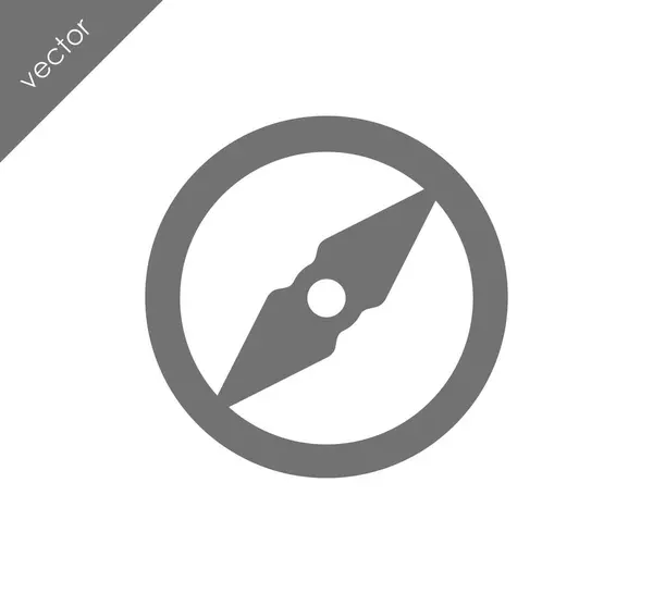 Kompas ploché ikony — Stockový vektor