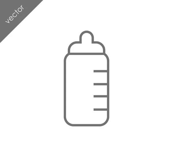 Icône de biberon lait bébé — Image vectorielle