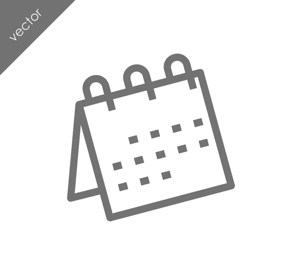Ilustración del icono del calendario — Vector de stock