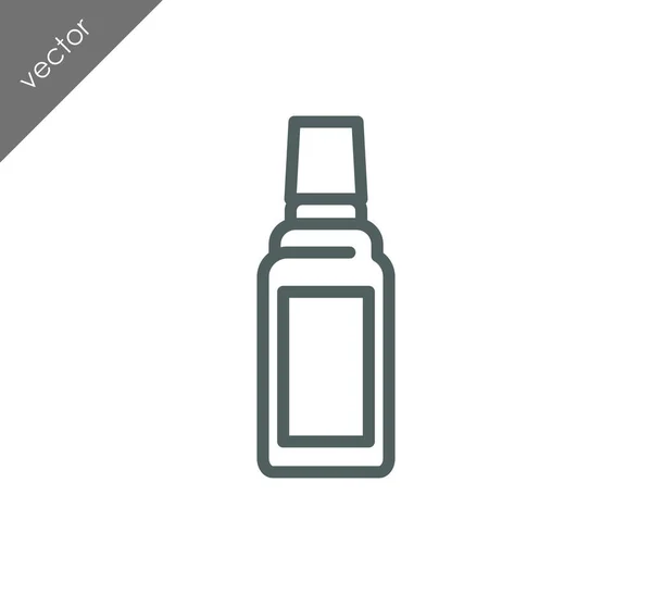 Tervező üveg ikon — Stock Vector