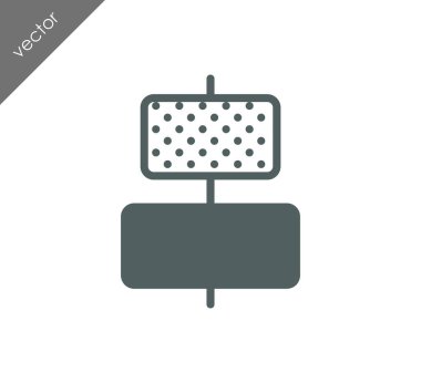 Yatay hizalama nesnelerin Merkez kutsal kişilerin resmi