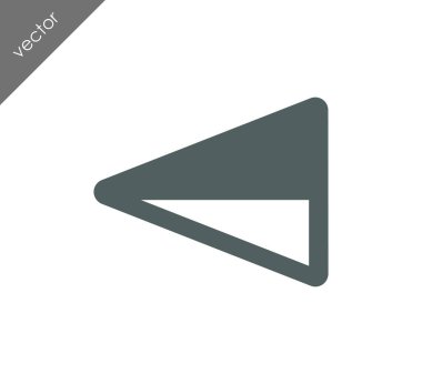 sol navigasyon ok simgesi