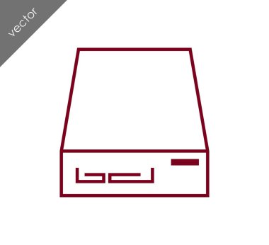 dış sabit sürücü simgesi