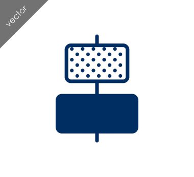 Yatay hizalama nesnelerin Merkez kutsal kişilerin resmi