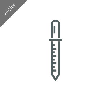 Ölçek damlalık simgesini