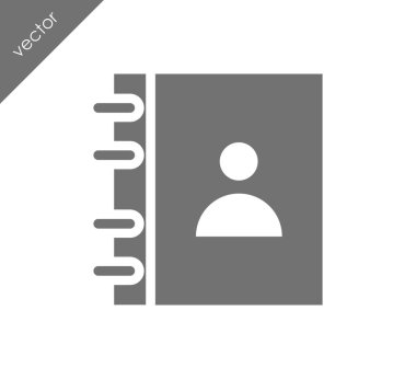 Telefon rehberi simgesi.