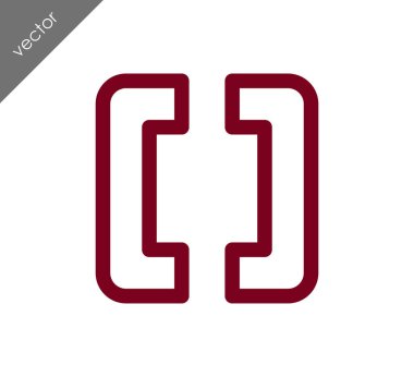 Köşeli ayraç simgesi kodlama