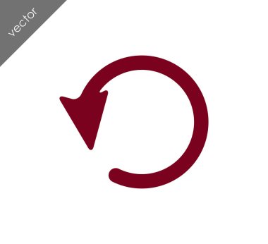 Döndürme sol simgesi