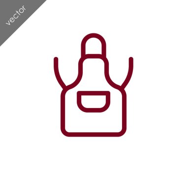 Önlük çizgi simgesi