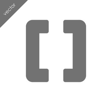 Köşeli ayraç simgesi kodlama