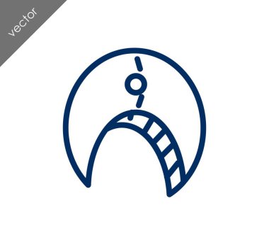 Yengeç düz simgesi