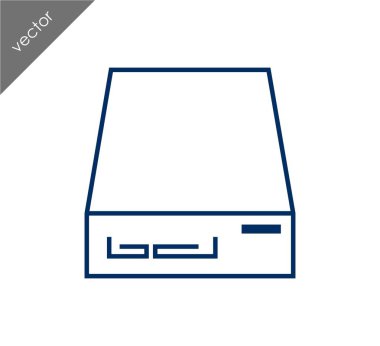 dış sabit sürücü simgesi