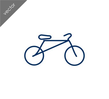 Bisiklet basit simgesi