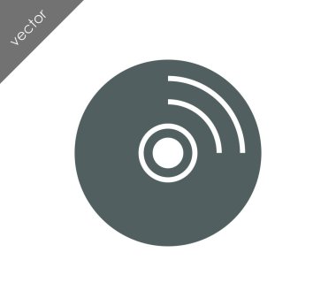 CD disk simgesine