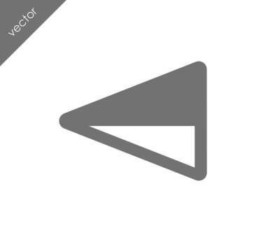 sol navigasyon ok simgesi