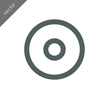 CD disk simgesine