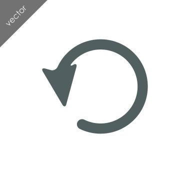 Döndürme sol simgesi