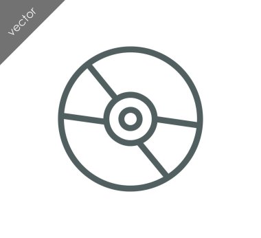 CD disk simgesine