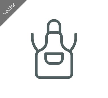 Önlük çizgi simgesi