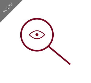 Büyütme cam simgesi