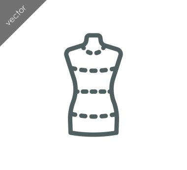 Kukla dikiş bebek simgesi