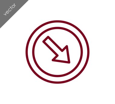 Servis yolu ok simgesi