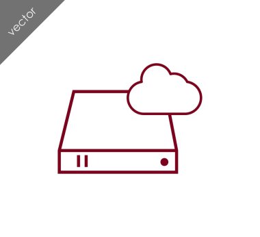 depolama bulut simgesi