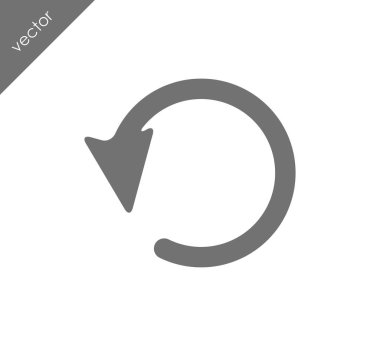 Döndürme sol simgesi