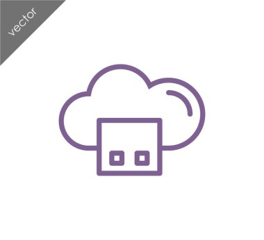 depolama bulut simgesi