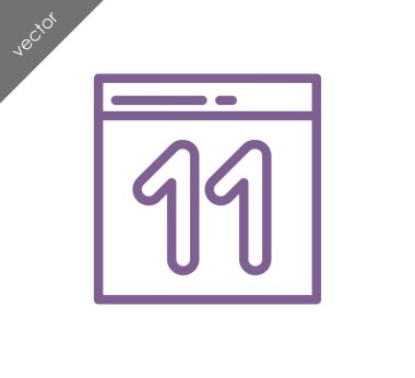 Takvim simge tasarlamak 