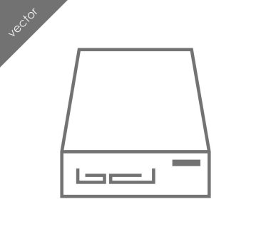 dış sabit sürücü simgesi