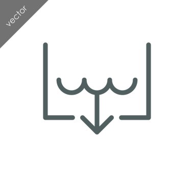 çamaşır makinesi drenaj simgesi