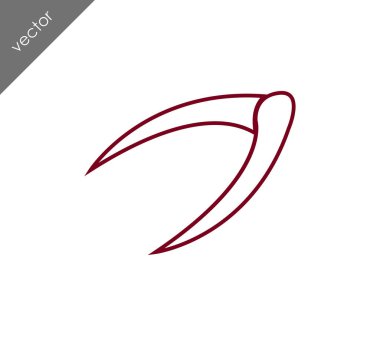 cımbız düz simgesi