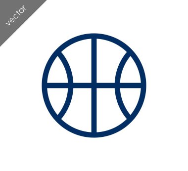 Basketbol ikonu illüstrasyonu