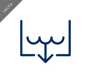 çamaşır makinesi drenaj simgesi