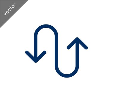 kıvrımlı yol simgesi